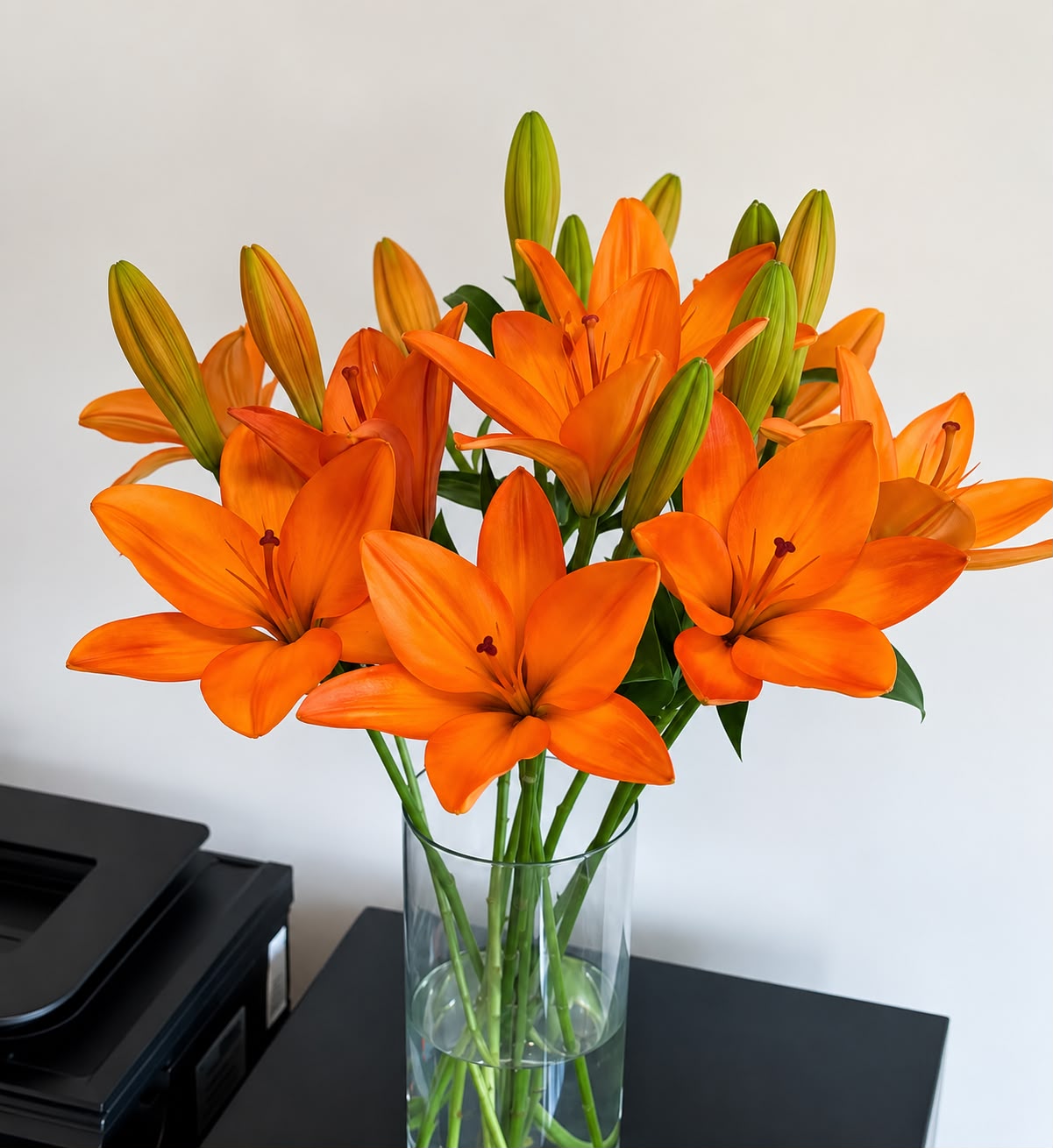 3支 - 多头橙色百合 - Orange Lily