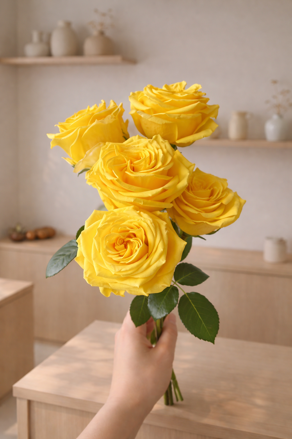 黄玫瑰/十枝 - Yellow Roses 10 Stalk