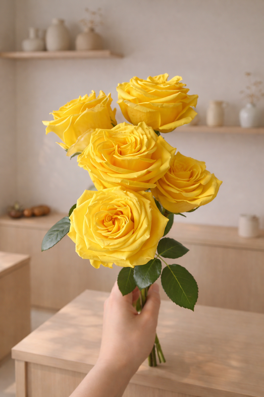 黄玫瑰/十枝 - Yellow Roses 10 Stalk